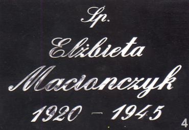 Litery ze stali nierdzewnej 4